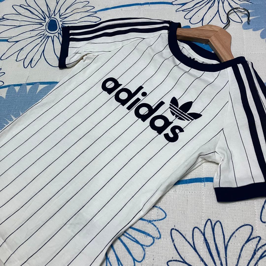 【希少】adidas リニア グラフィック カリ　半袖　Tシャツ　ロゴ