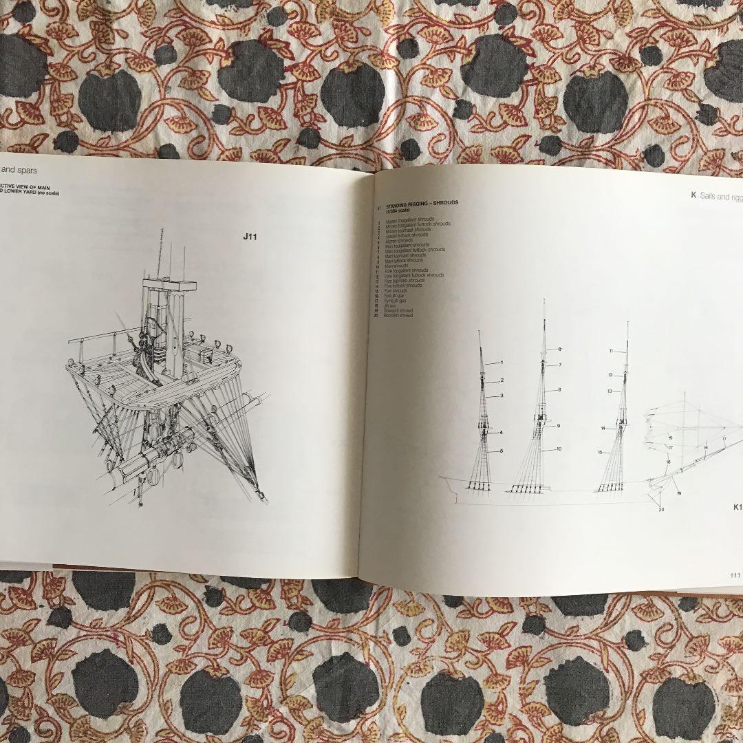 帆船模型参考洋書　The 32-Gun Frigate Essex(A.&S.)