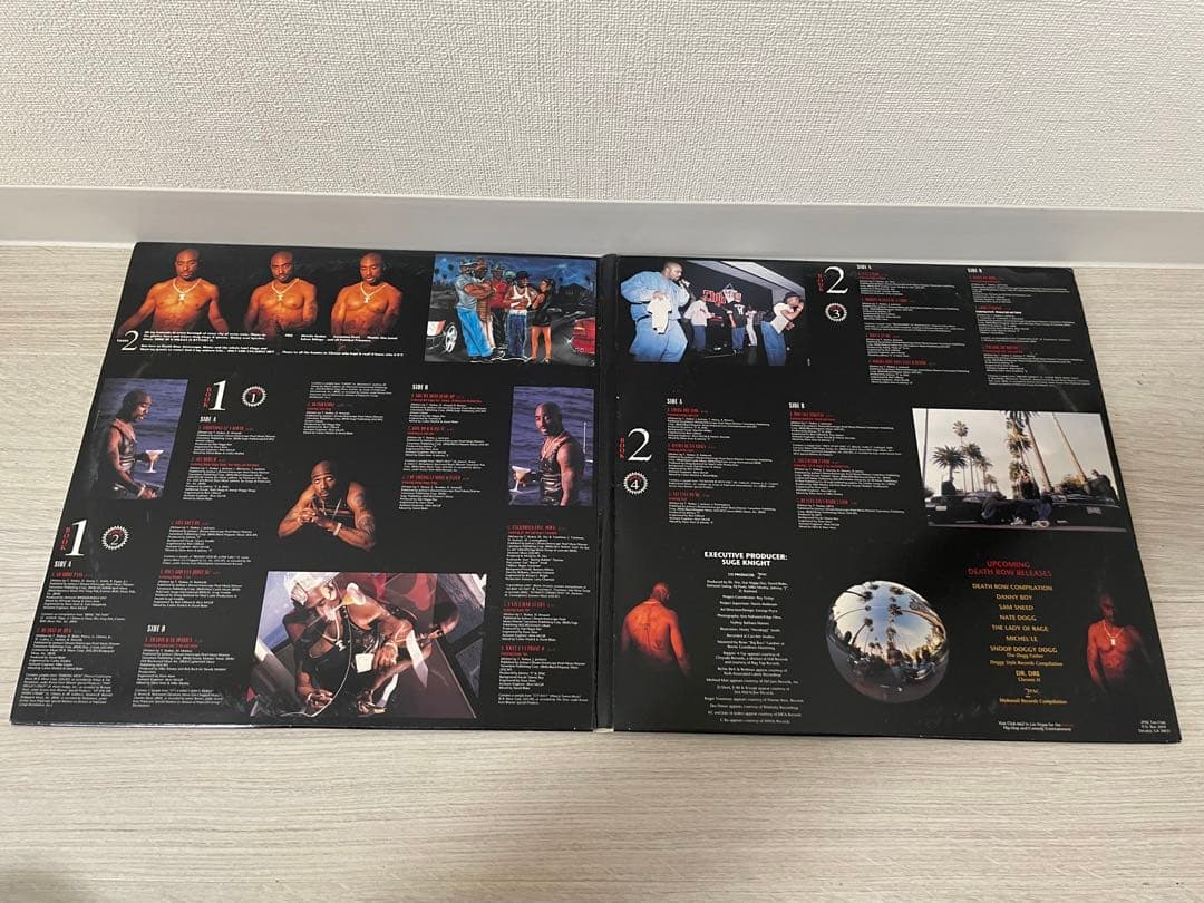 2 PAC \"All Eyes On Me\" オリジナル4LP