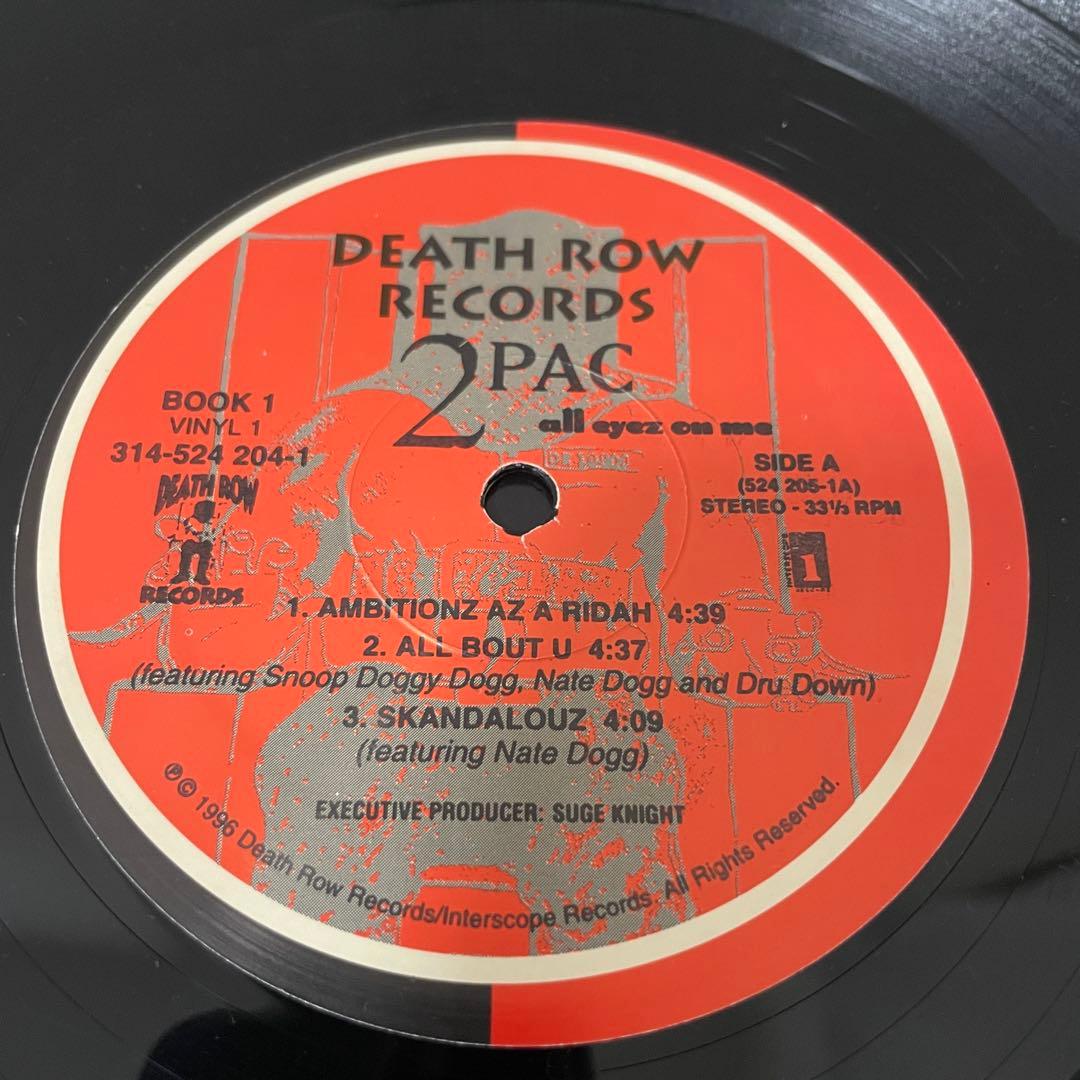 2 PAC \"All Eyes On Me\" オリジナル4LP