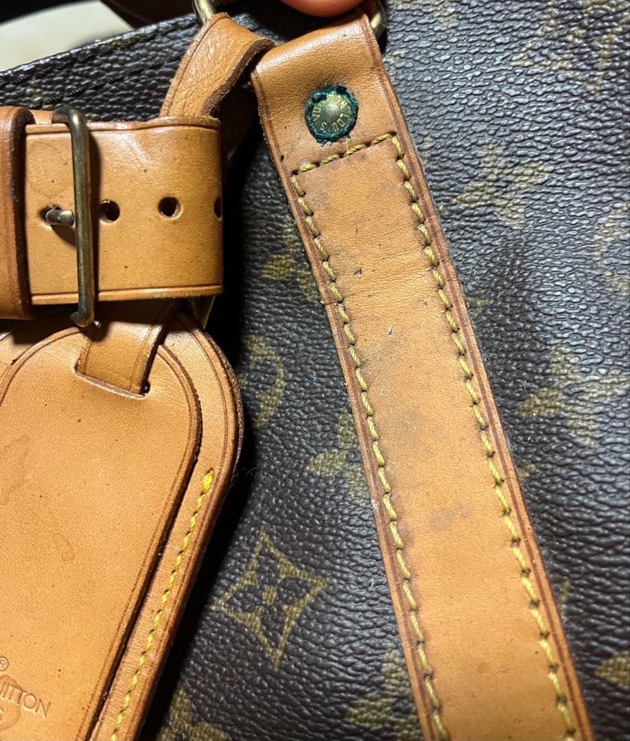 Louis Vuitton 本店購入 ボストンバッグ keepallややシミあり