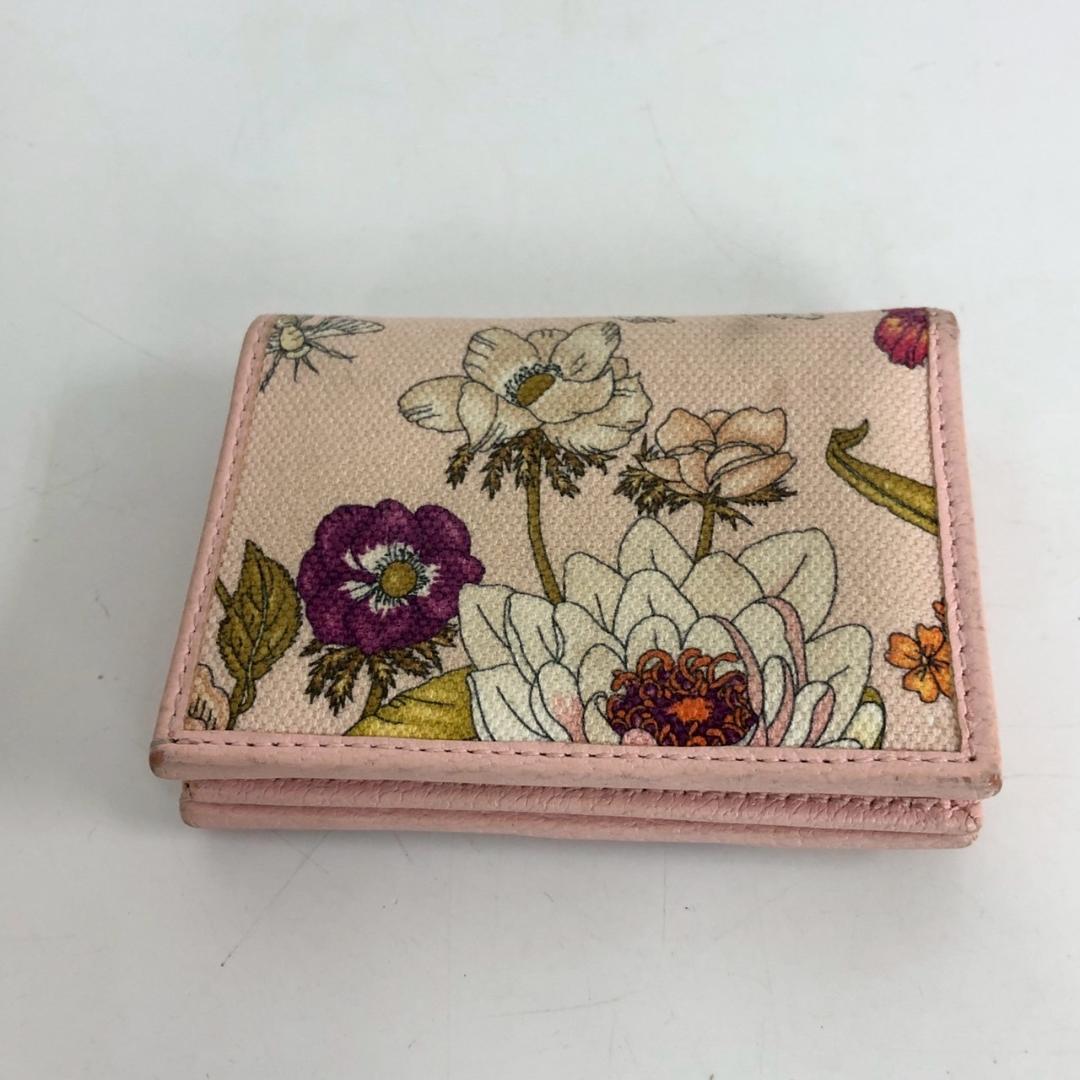 GUCCI グッチ GGマーモント 財布 フローラ コンパクトウォレット