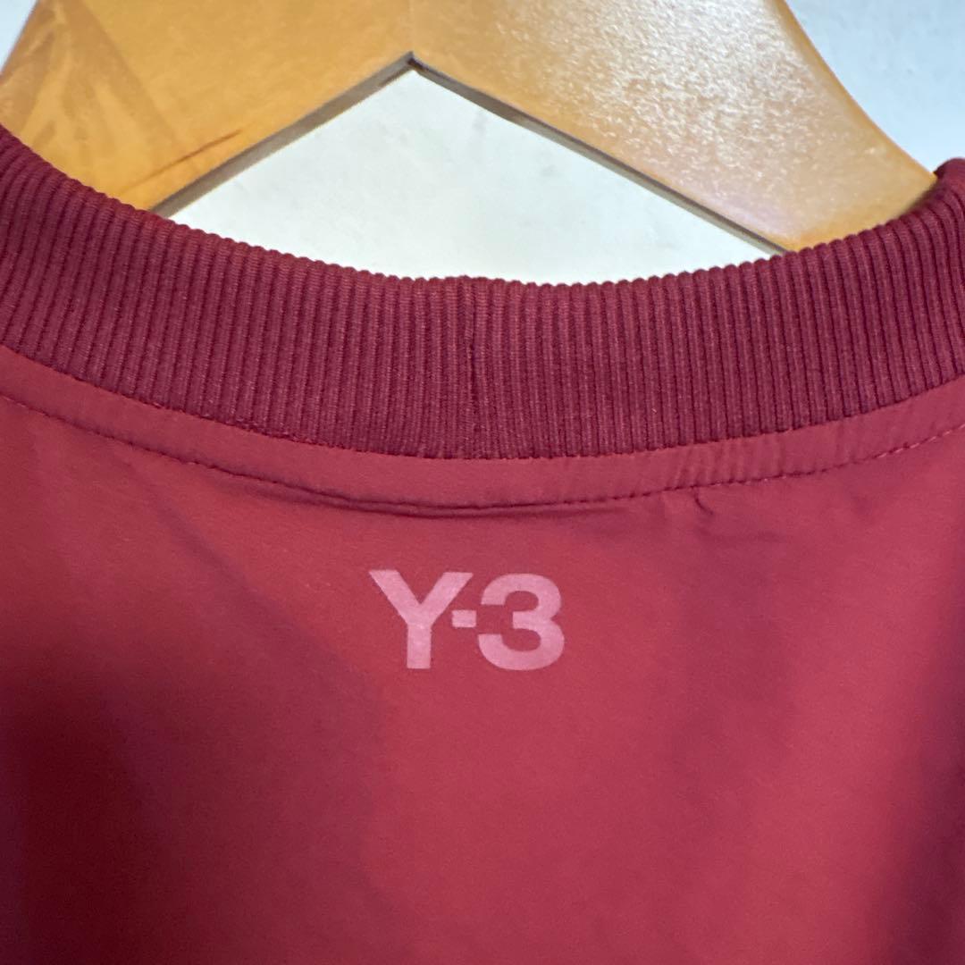 Y-3 レディース ジャージ素材 ウエストシャーリング Tシャツ ボルドー