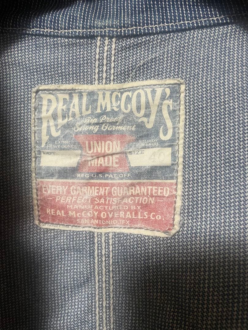 REAL McCOY'S (リアルマッコイ) カバーオール　サイズ40