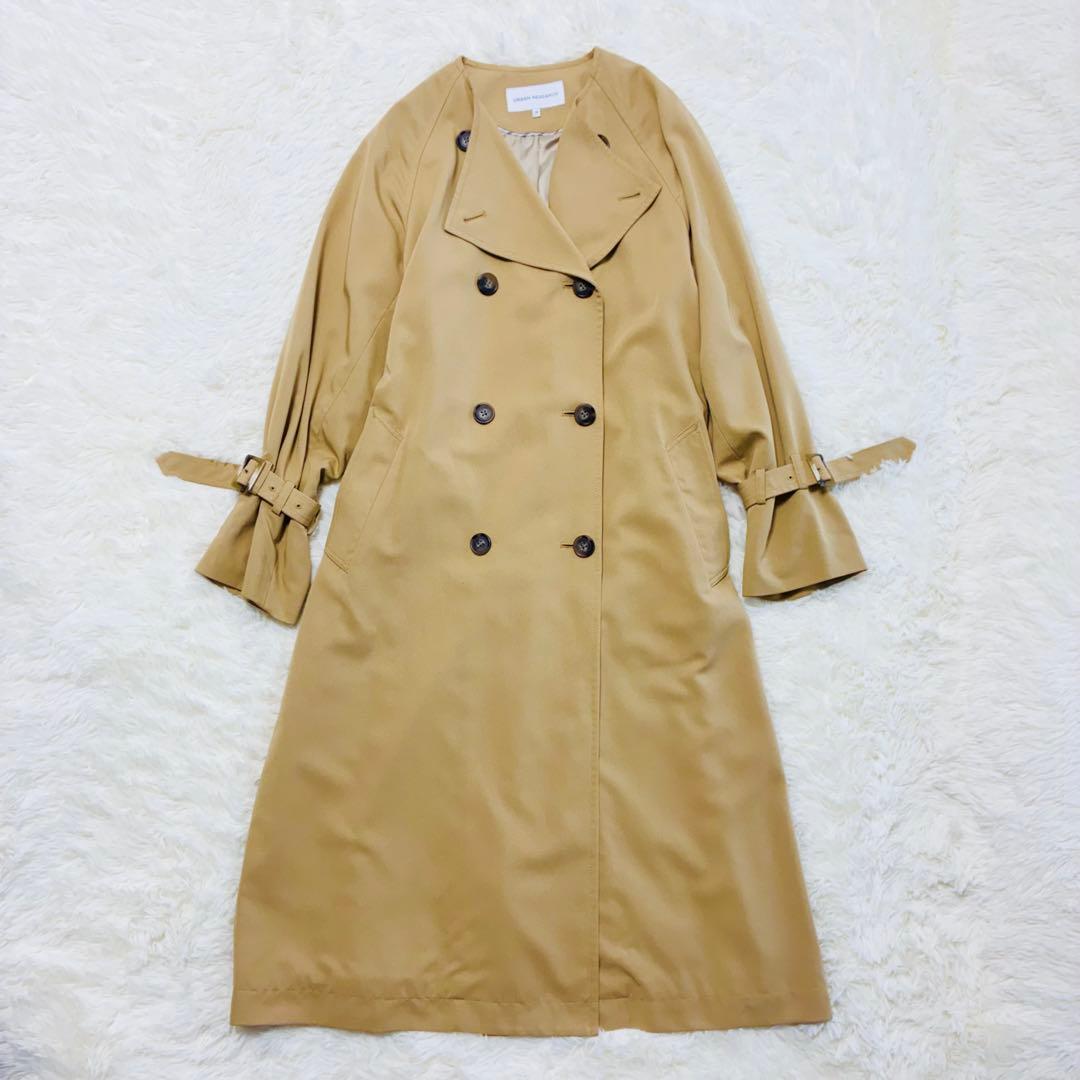 jun！！【美品】アーバンリサーチ ノーカラートレンチコート