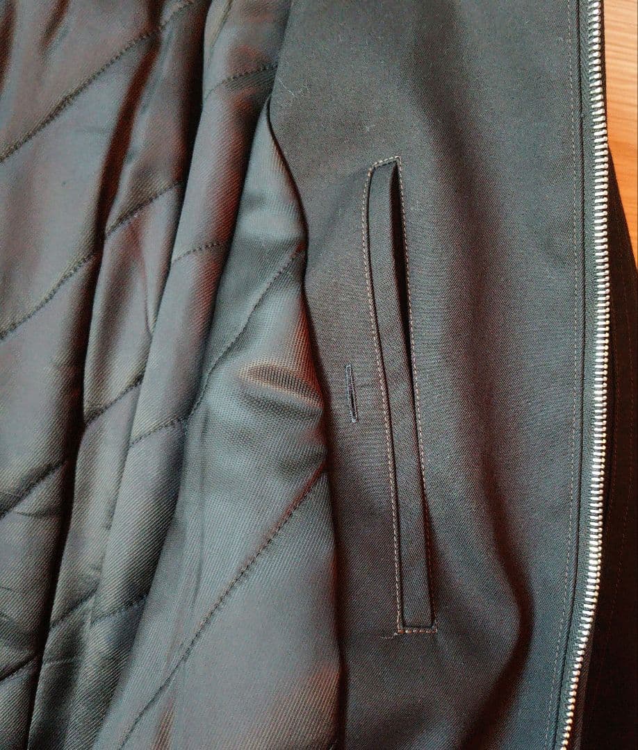 【美品】LEMAIRE ルメール 中綿入りコットンブルゾン BLACK