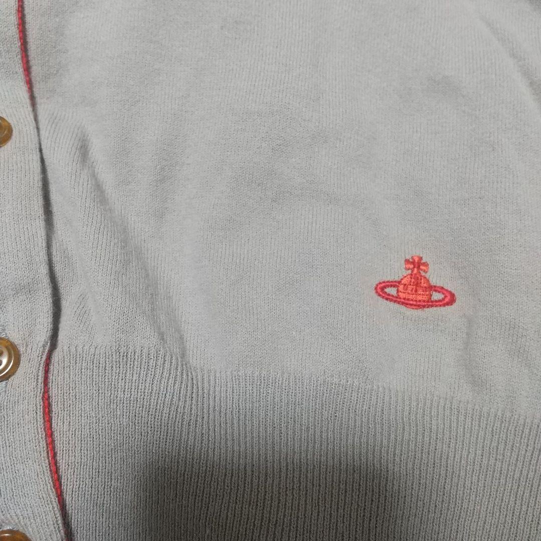 VIVIENNE WESTWOOD 半袖 カーディガン オーブ刺繍 オーブボタン