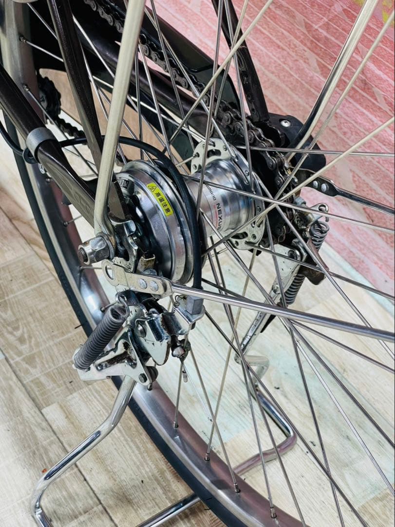 ZK3773 電動自転車 パナソニック ビビ ママチャリ 24インチ 送料無料