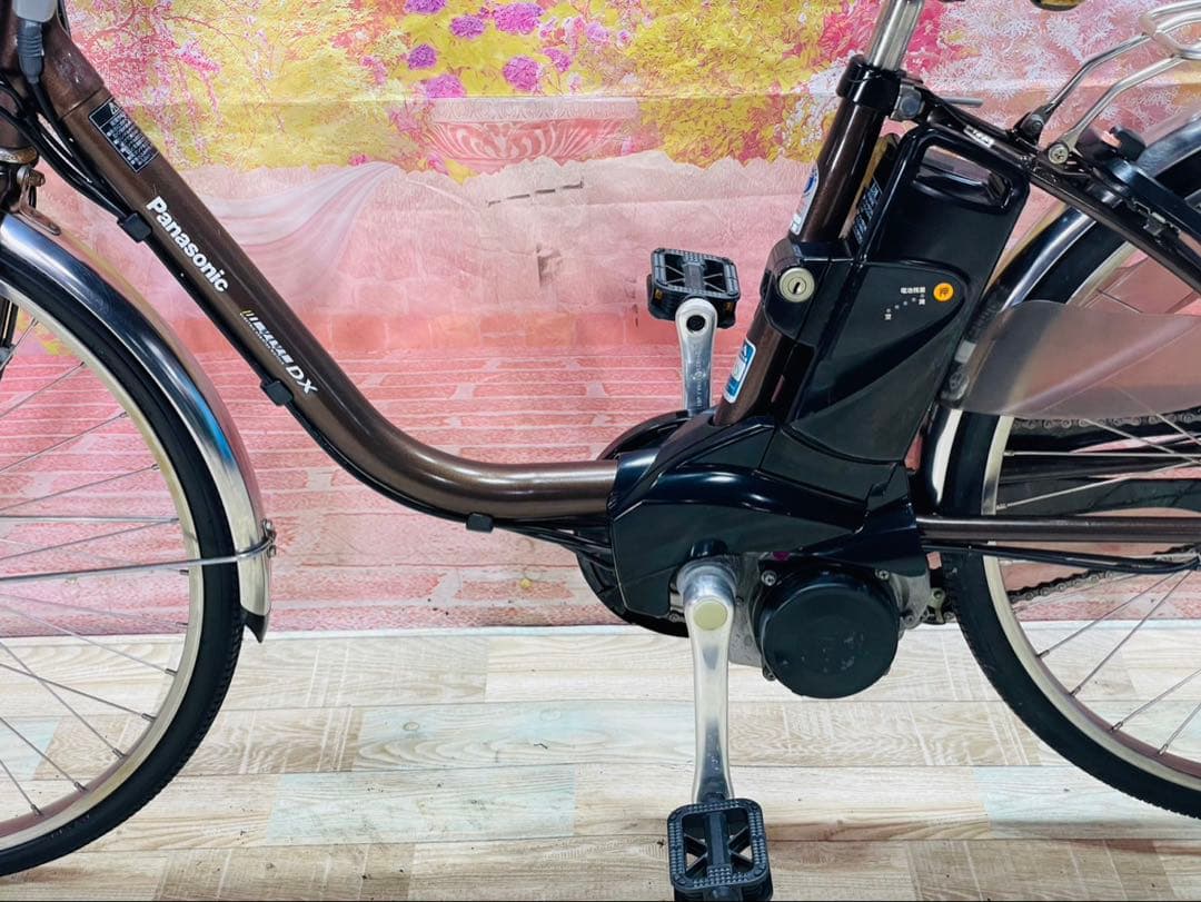ZK3773 電動自転車 パナソニック ビビ ママチャリ 24インチ 送料無料