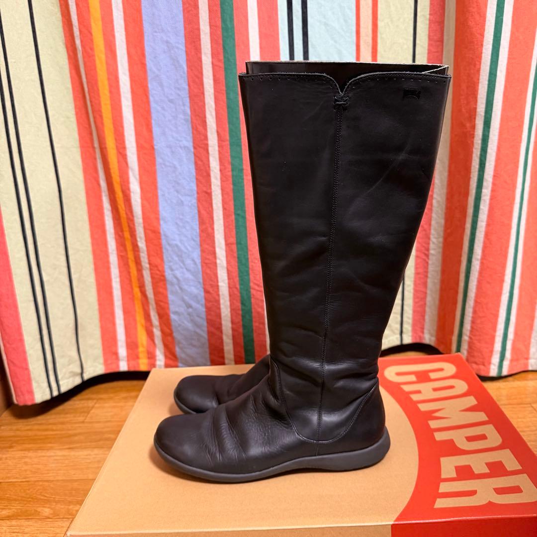 CAMPER ロングブーツ　ブラックEU39 US9