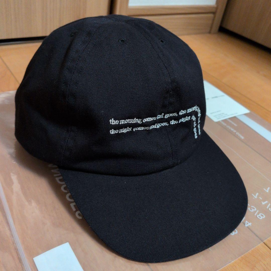 COMESANDGOES COMES CAP ブラック×ホワイト