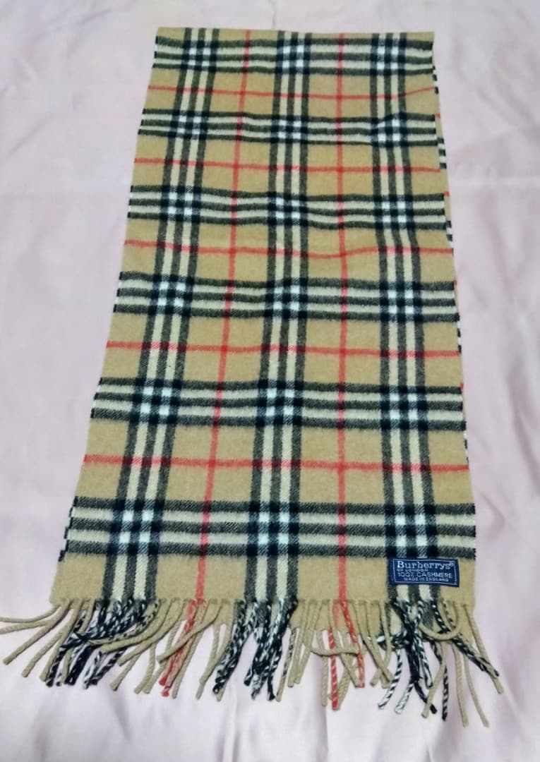 【即日発送】Burberrys マフラーカシミヤ100%英国製ノバチェック