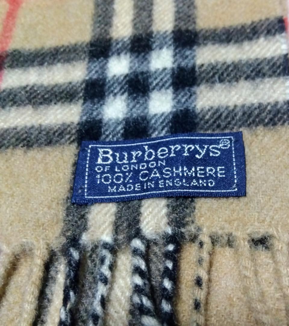 【即日発送】Burberrys マフラーカシミヤ100%英国製ノバチェック