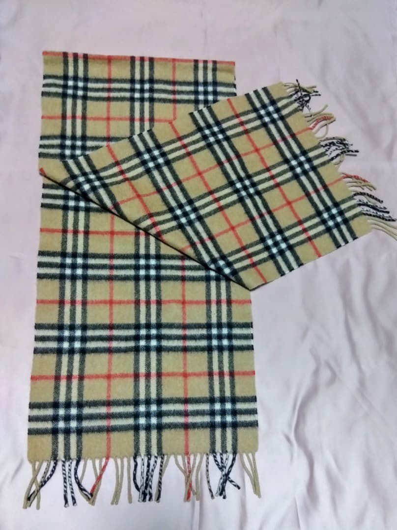 【即日発送】Burberrys マフラーカシミヤ100%英国製ノバチェック