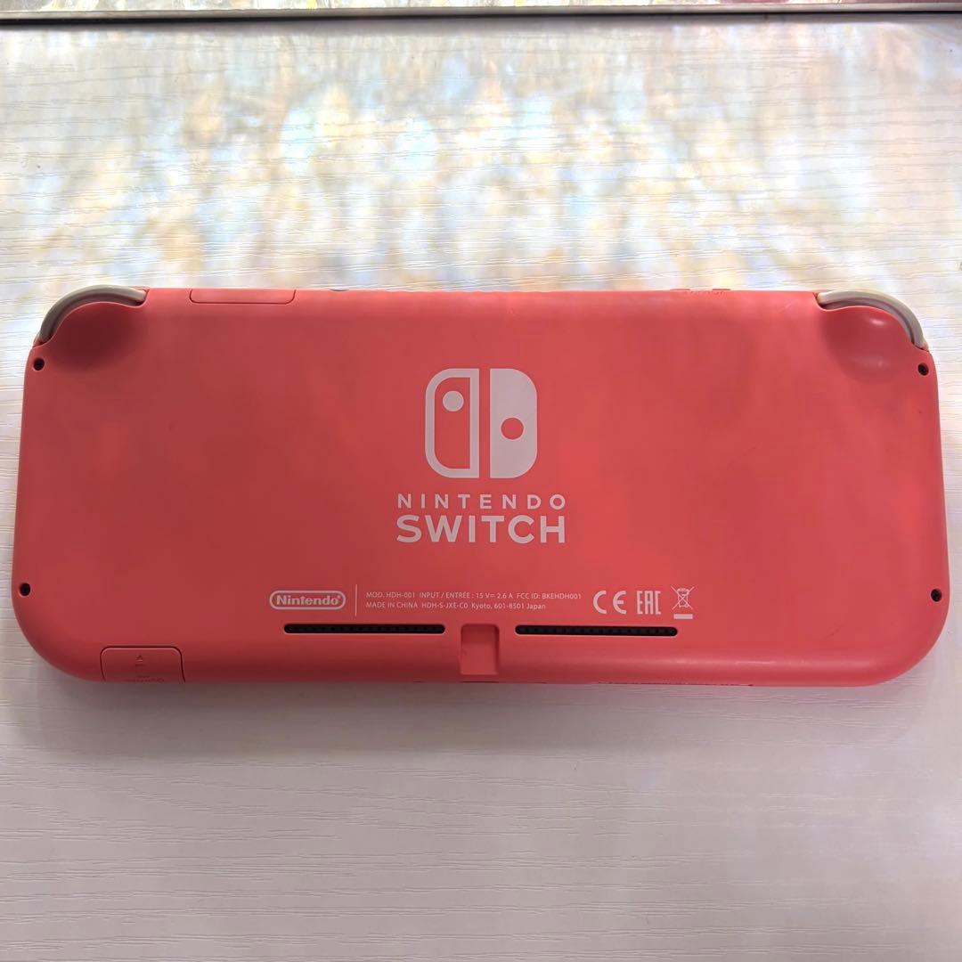 Nintendo Switch Liteコーラル　本体　電源アダプタ付き