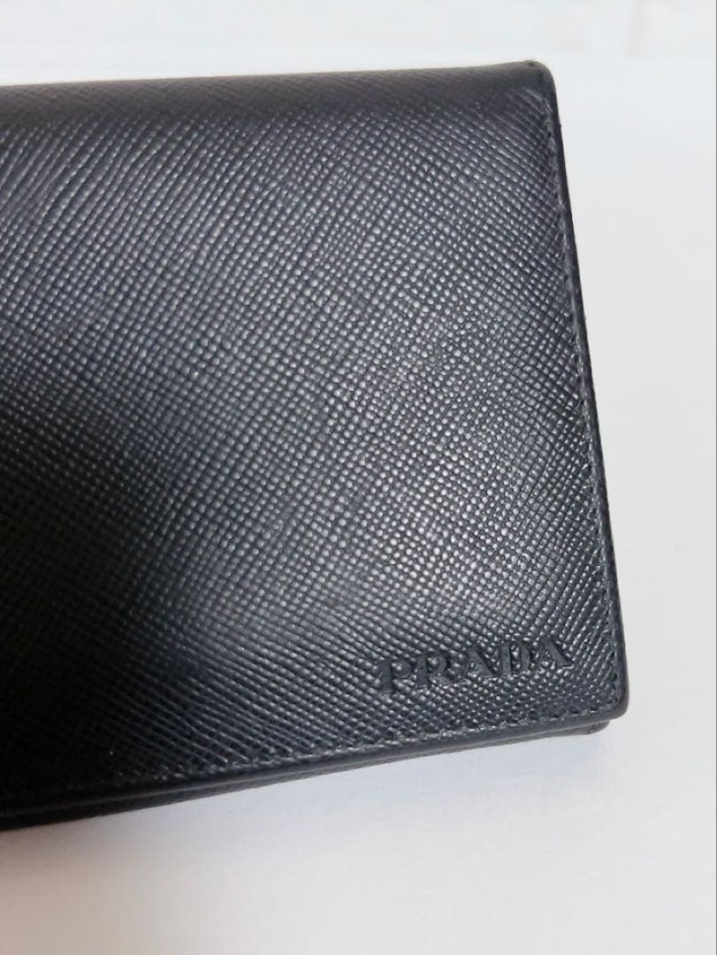 プラダ　PRADA カードケース　名刺入れ　黒　ブラック　男女兼用