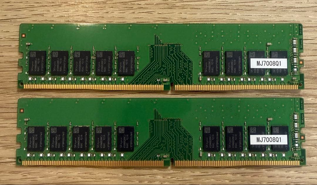 SKhynix PC4-2666V サーバー用メモリ8GB×2枚　16GB
