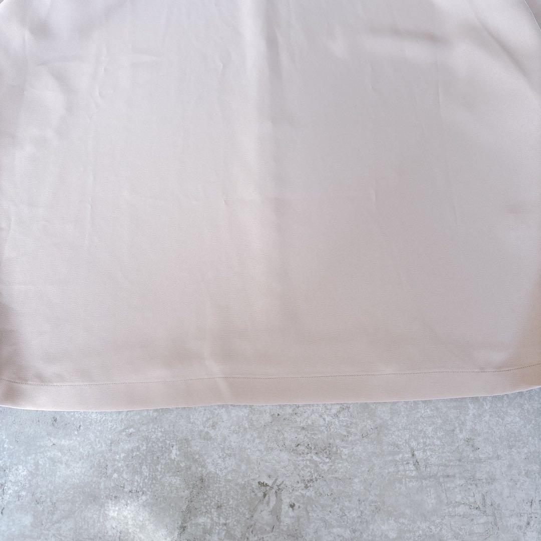25AW ミズイロインド　コクーンワイドワンピース ベージュ　フリーsize