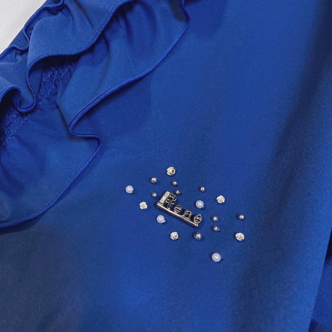 美品¥66,000♡Rene レイニーフーディ(ロイヤルブルー)S〜XL位まで