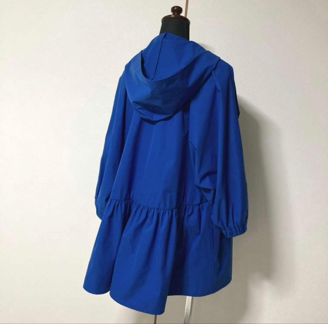 美品¥66,000♡Rene レイニーフーディ(ロイヤルブルー)S〜XL位まで