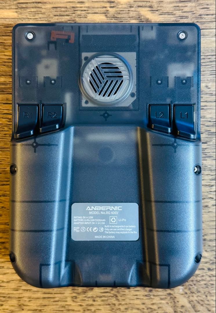 【極美品】Anbernic RG406V ブラック・トランスペアレント