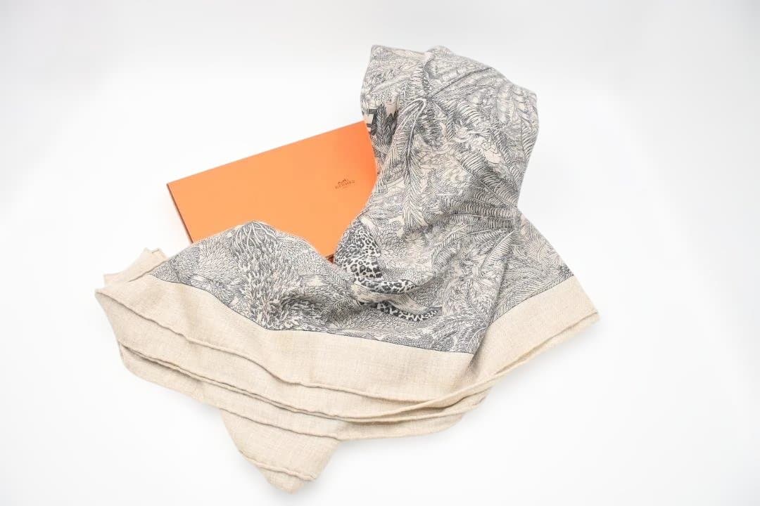 HERMES エルメス スカーフ カレ140 ジェアン フォーブル トロピカル
