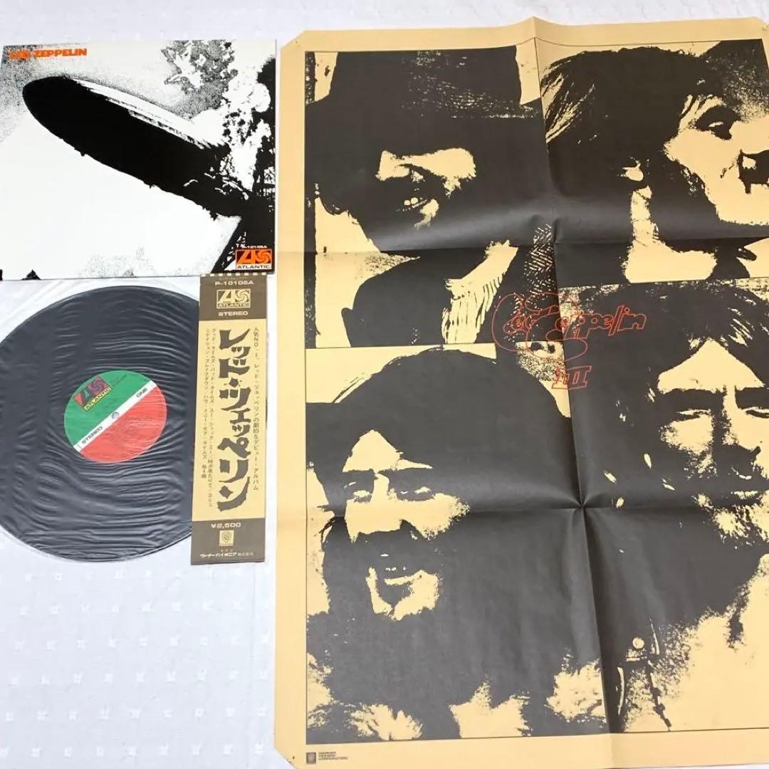Led Zeppelin 日本盤LP 10セット14枚　EP盤1枚　ポスター1枚