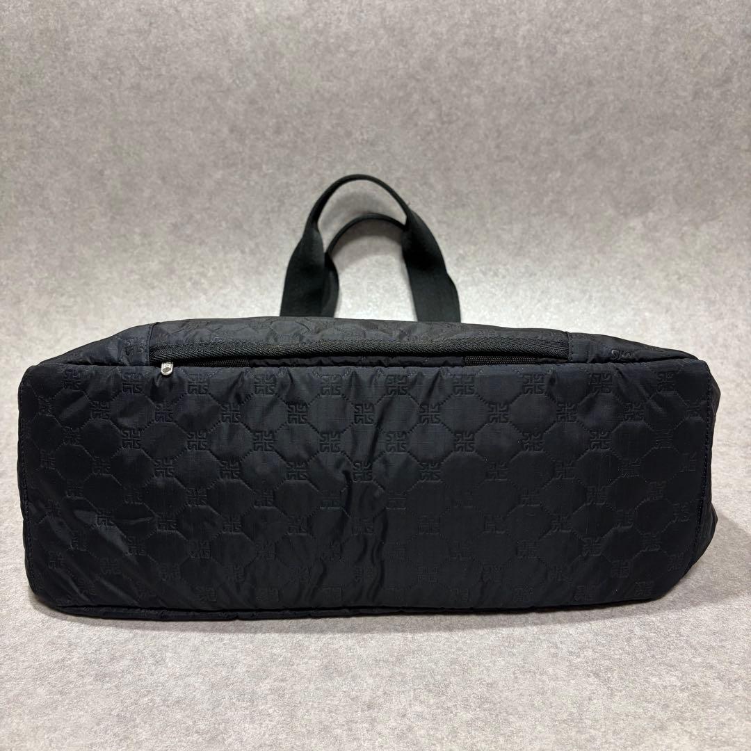 美品⭐︎レスポートサック ボストン 2way ブラック モノグラム エンボス