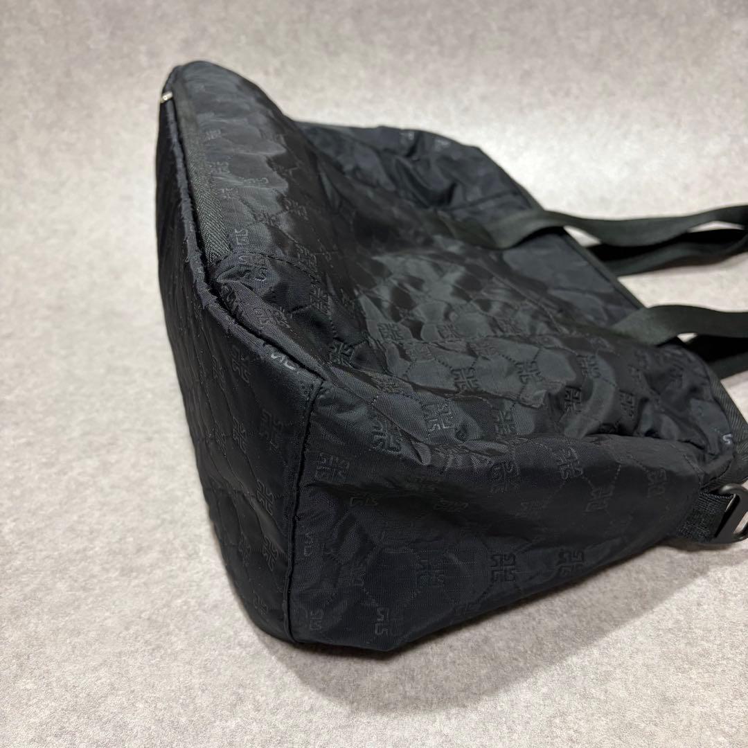 美品⭐︎レスポートサック ボストン 2way ブラック モノグラム エンボス