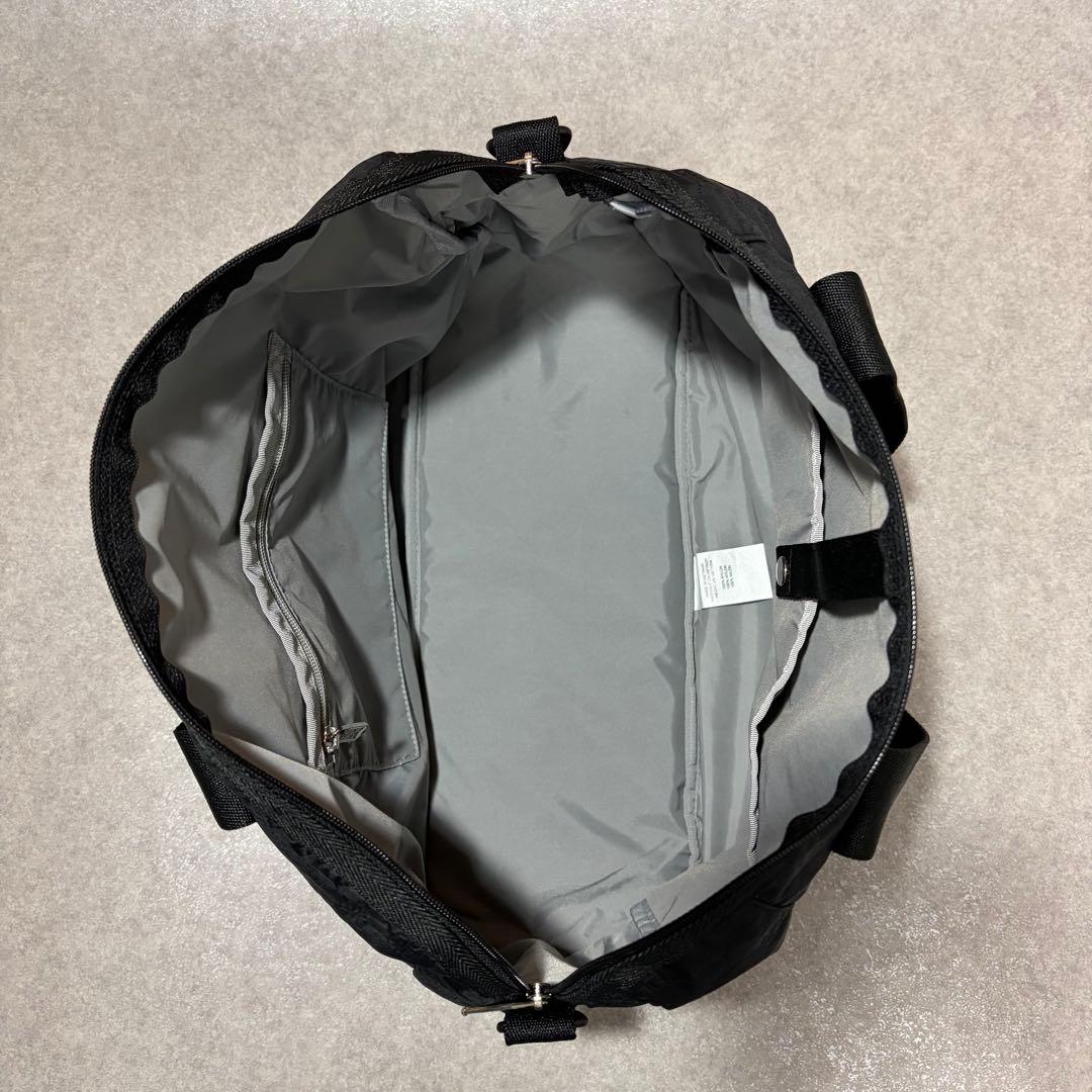 美品⭐︎レスポートサック ボストン 2way ブラック モノグラム エンボス