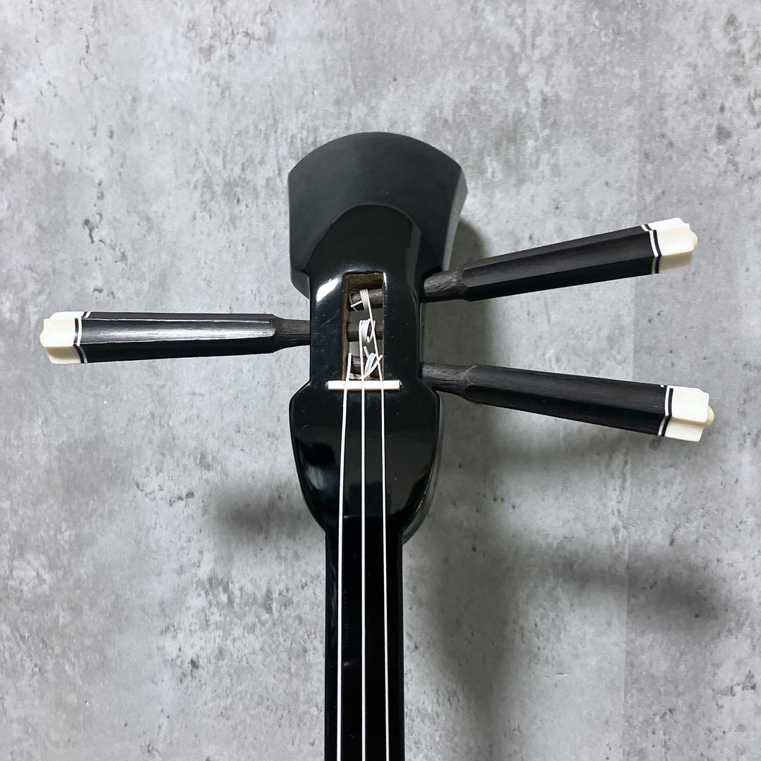 【珍品】三線 エレキ ピックアップ付き 沖縄 民族楽器 morris CP-3