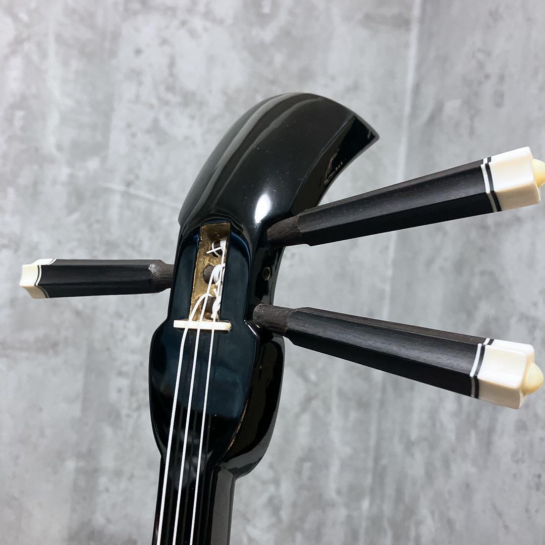 【珍品】三線 エレキ ピックアップ付き 沖縄 民族楽器 morris CP-3