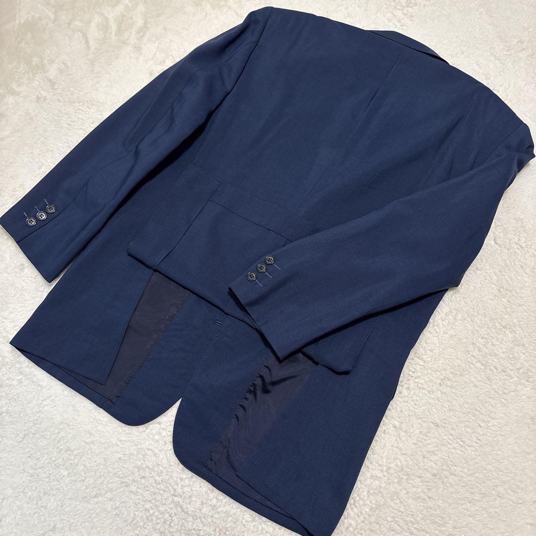 美品　【大きいサイズ】　LANVIN モヘア混 メンズスーツセットアップ