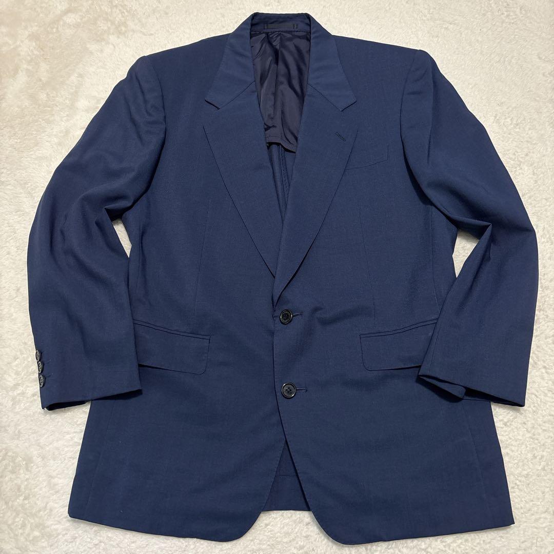 美品　【大きいサイズ】　LANVIN モヘア混 メンズスーツセットアップ