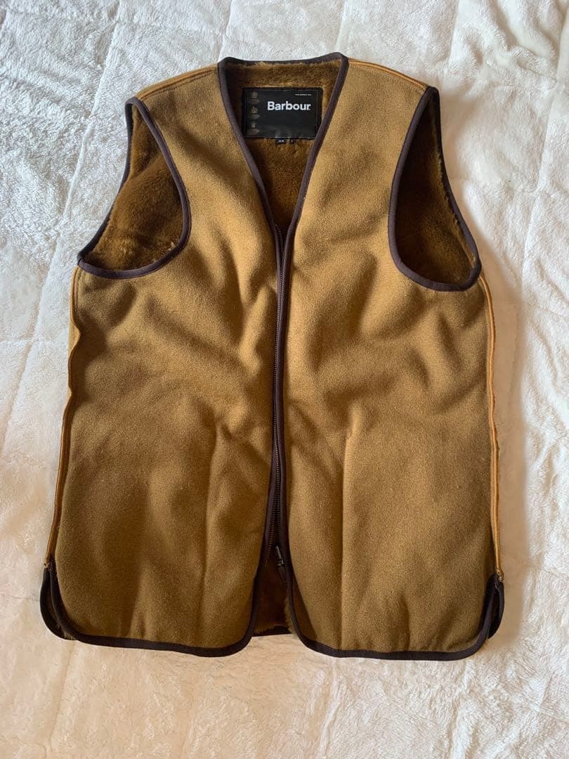 美品 BARBOUR バブアー ファーライナー 34