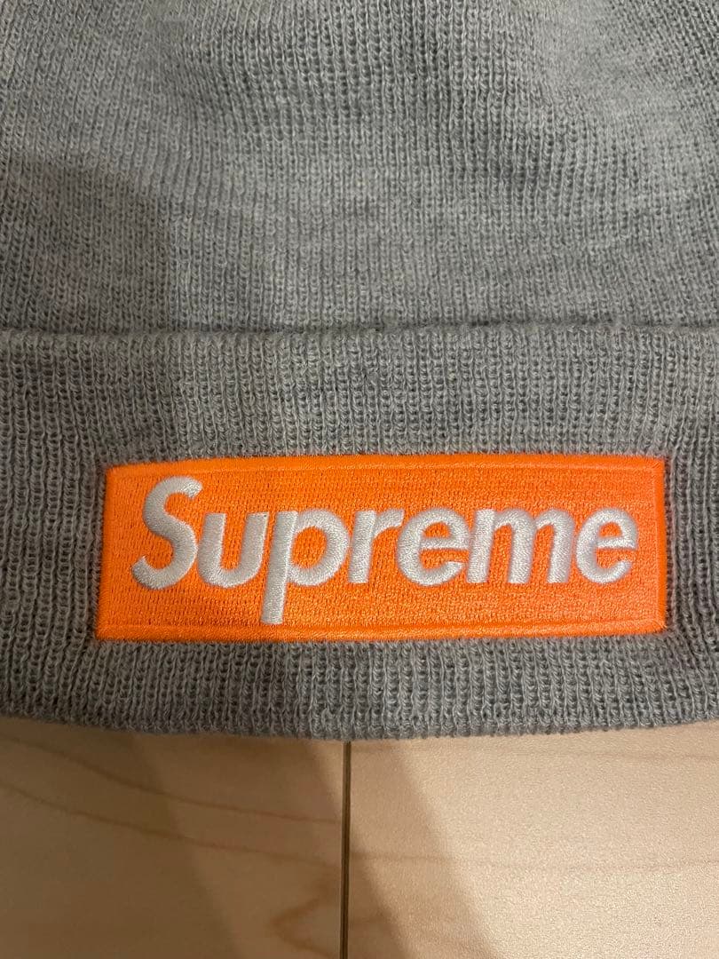 Supreme NEWERA コラボ box logo ニット帽 ビーニー