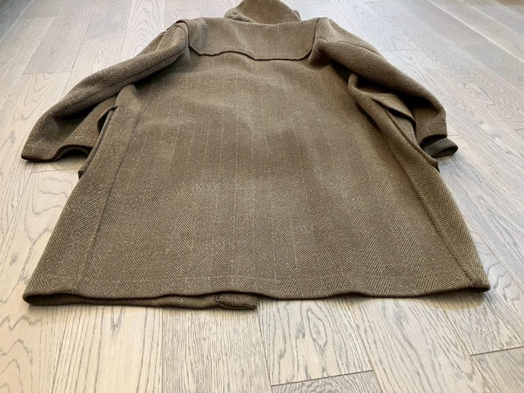 ⭐️90年代⭐️ グローバーオール ダッフルコート ヘリンボーン キャメル