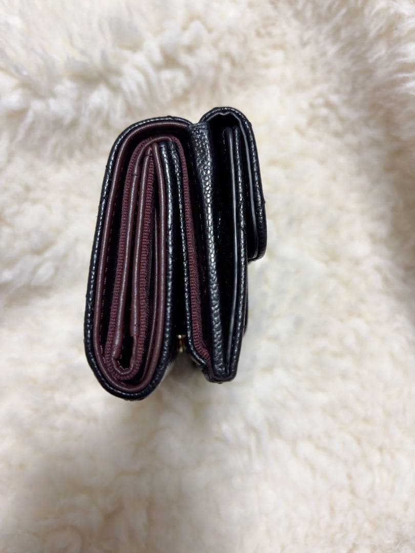 【マイ♡メロ】CHANEL マトラッセ キャビアスキン 三つ折財布