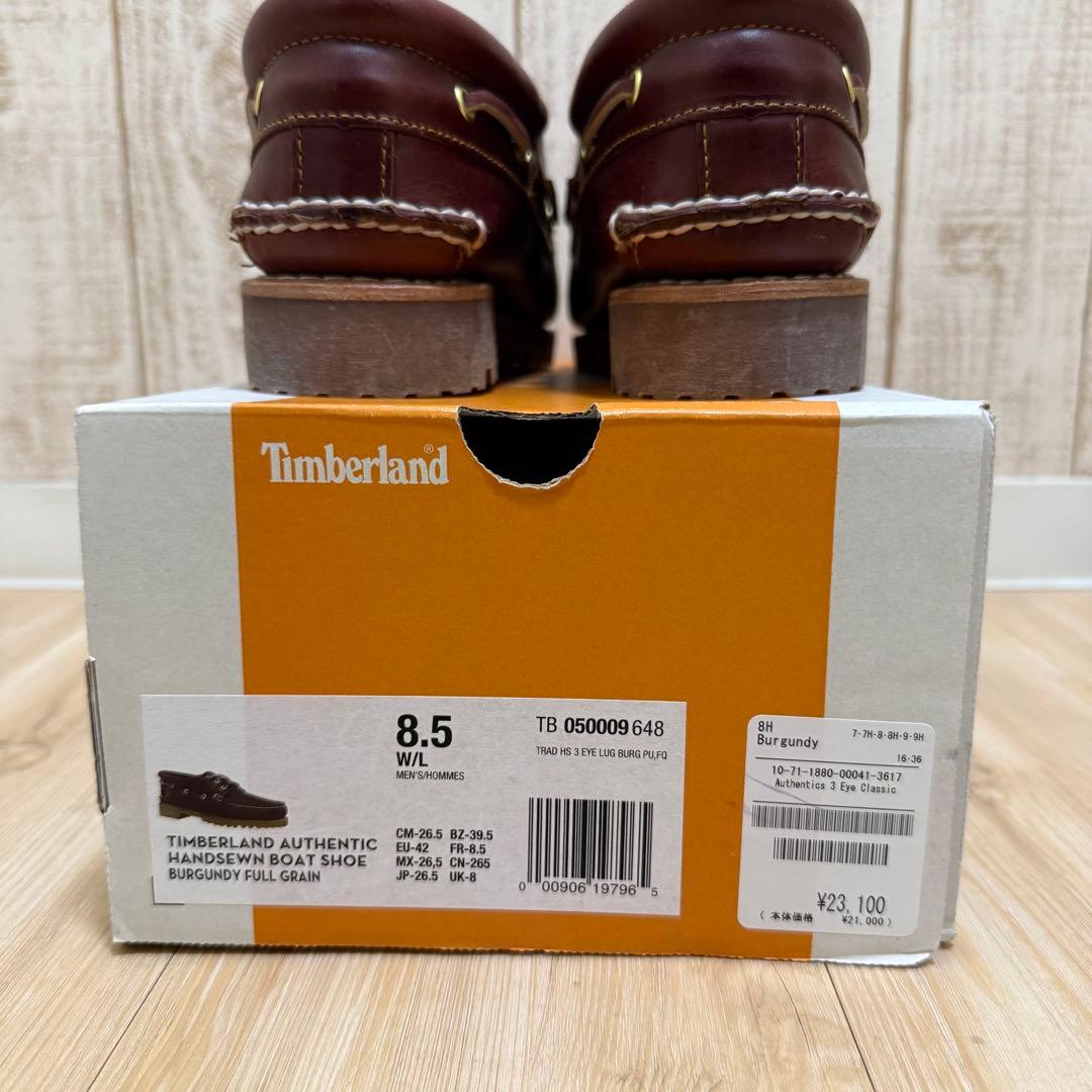 【新品】 Timberlandティンバーランド★3eyeスリーアイ バーガンディ