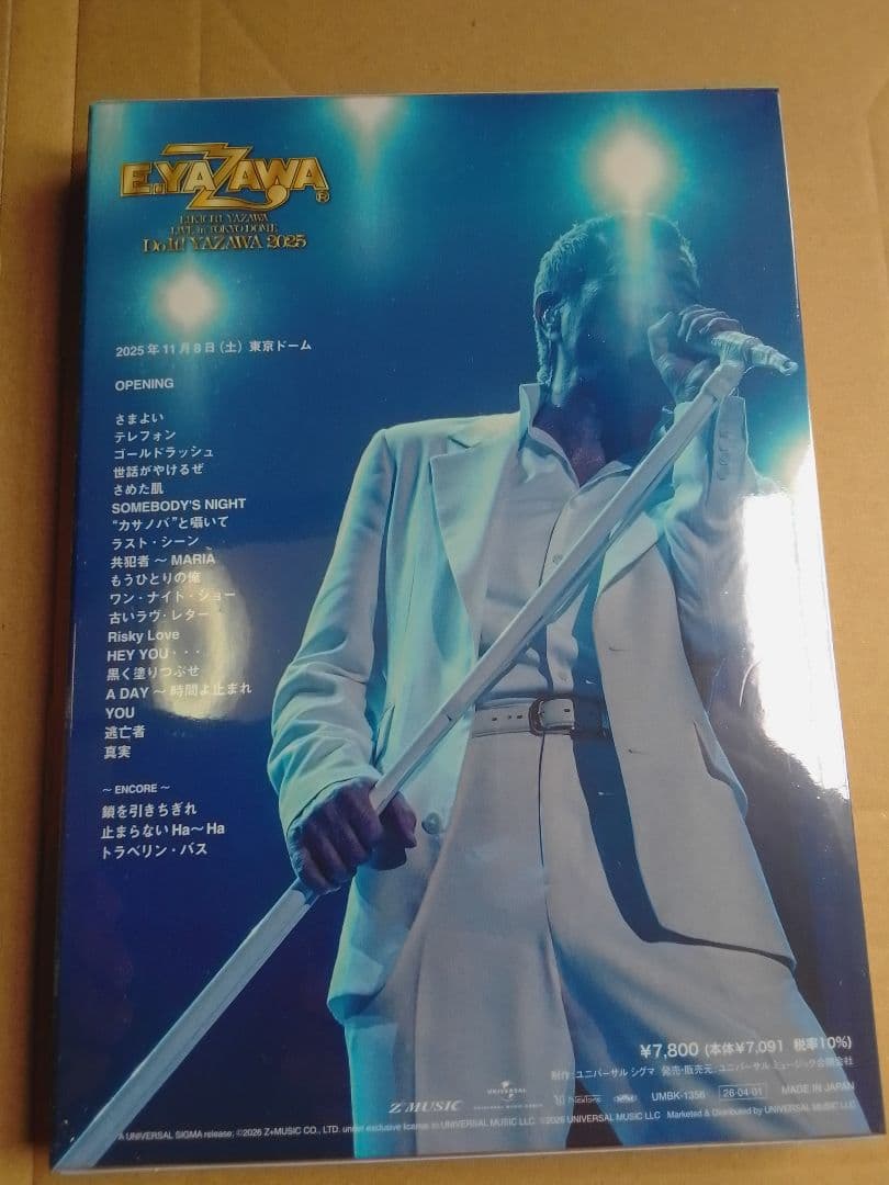 新品 矢沢永吉 LIVE TOKYO DOME DVD アクスタ付き