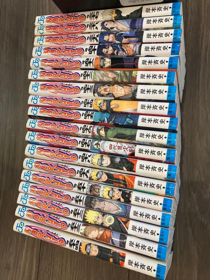 Naruto ナルト　全巻セット　19,55欠巻