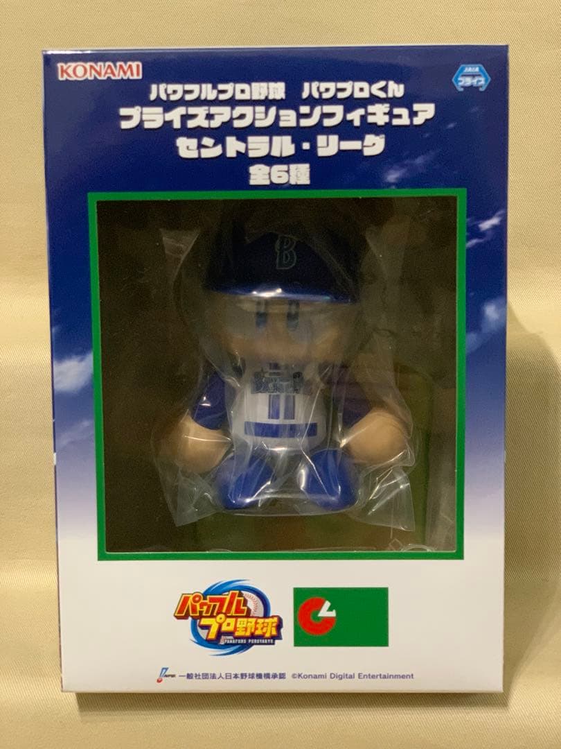 KONAMI パワプロくん アクションフィギュア セントラル・リーグ 全6球団