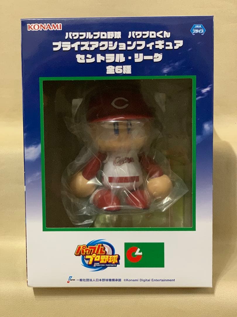 KONAMI パワプロくん アクションフィギュア セントラル・リーグ 全6球団