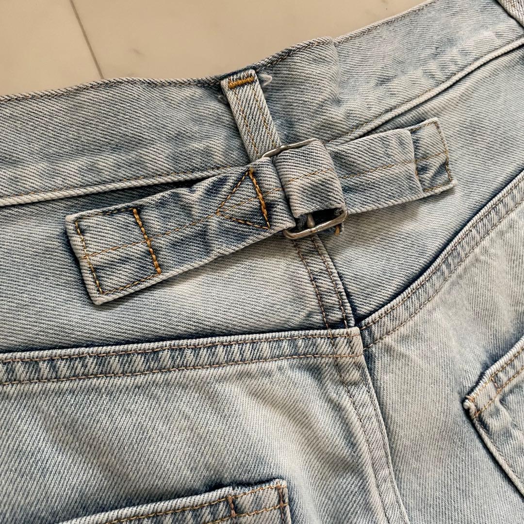 美品✨イレーヴ 13.5oz デニム HIGH WAIST WIDE FADE