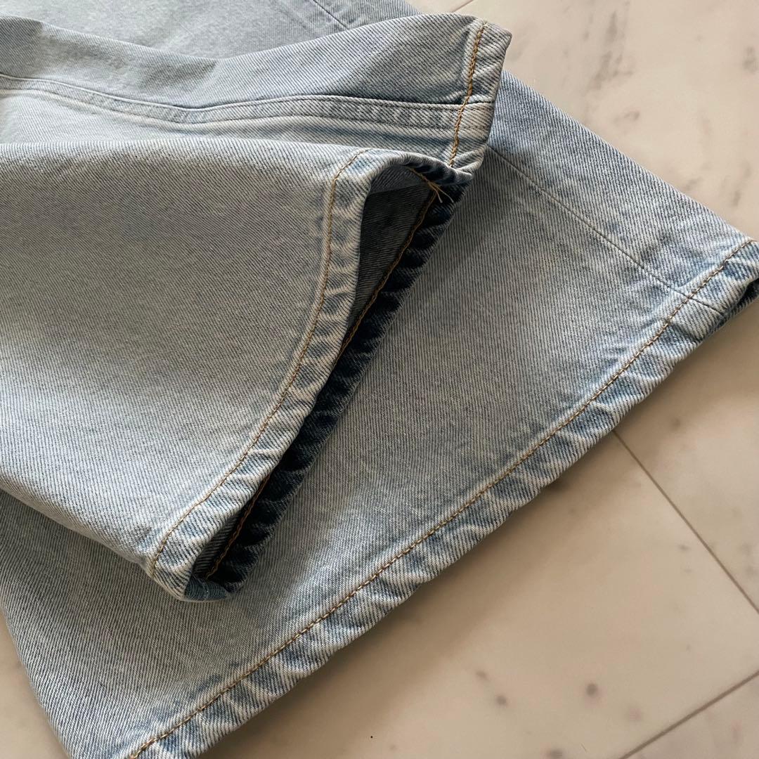 美品✨イレーヴ 13.5oz デニム HIGH WAIST WIDE FADE
