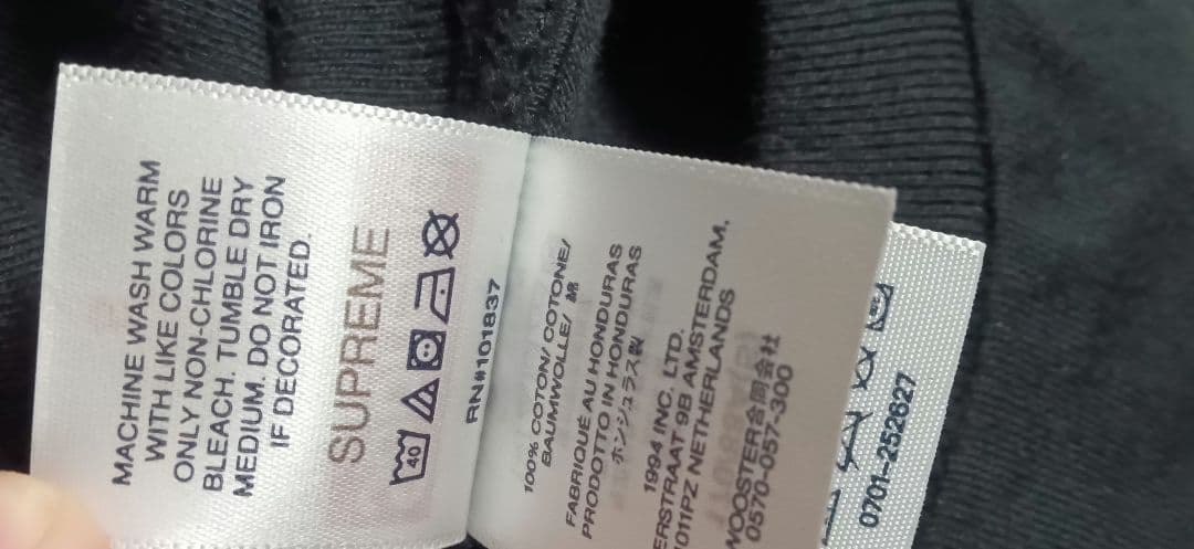 Supreme × Spider-Man Tee “Black”　26ss