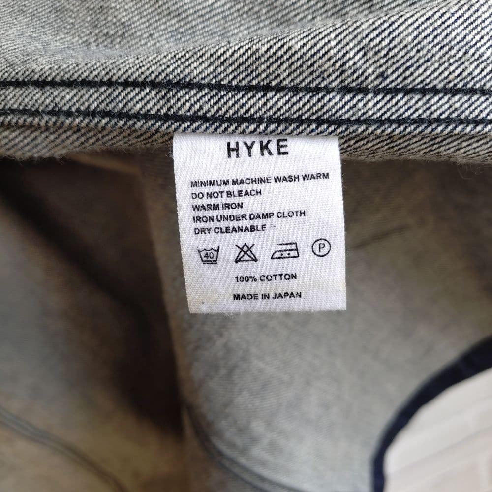 HYKE ハイク デニムコート チェスターコート ワークコート 美品 日本製