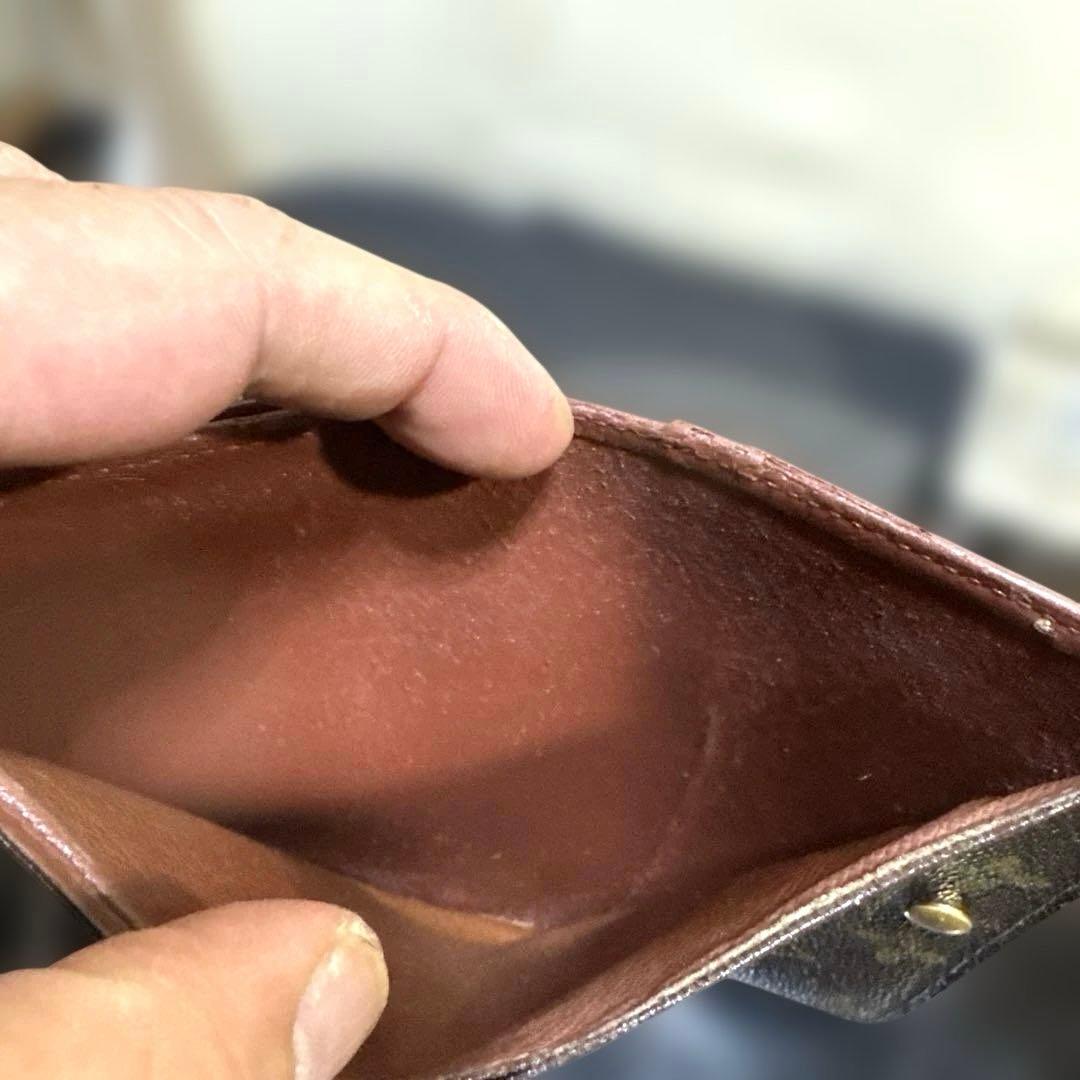 ⑥☆良品☆ モノグラム♪Ｌ字型ファスナー財布