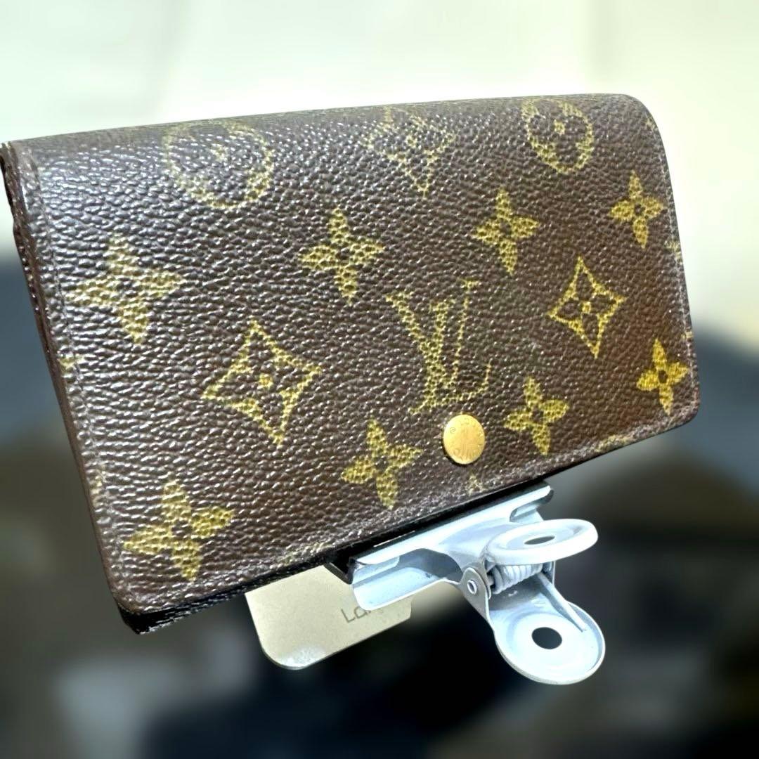⑥☆良品☆ モノグラム♪Ｌ字型ファスナー財布