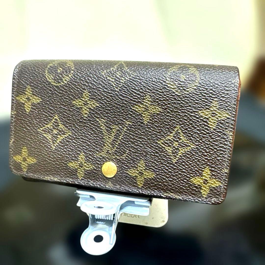 ⑥☆良品☆ モノグラム♪Ｌ字型ファスナー財布